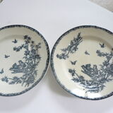 Lot of 2 dinner plates model railway land "chick"