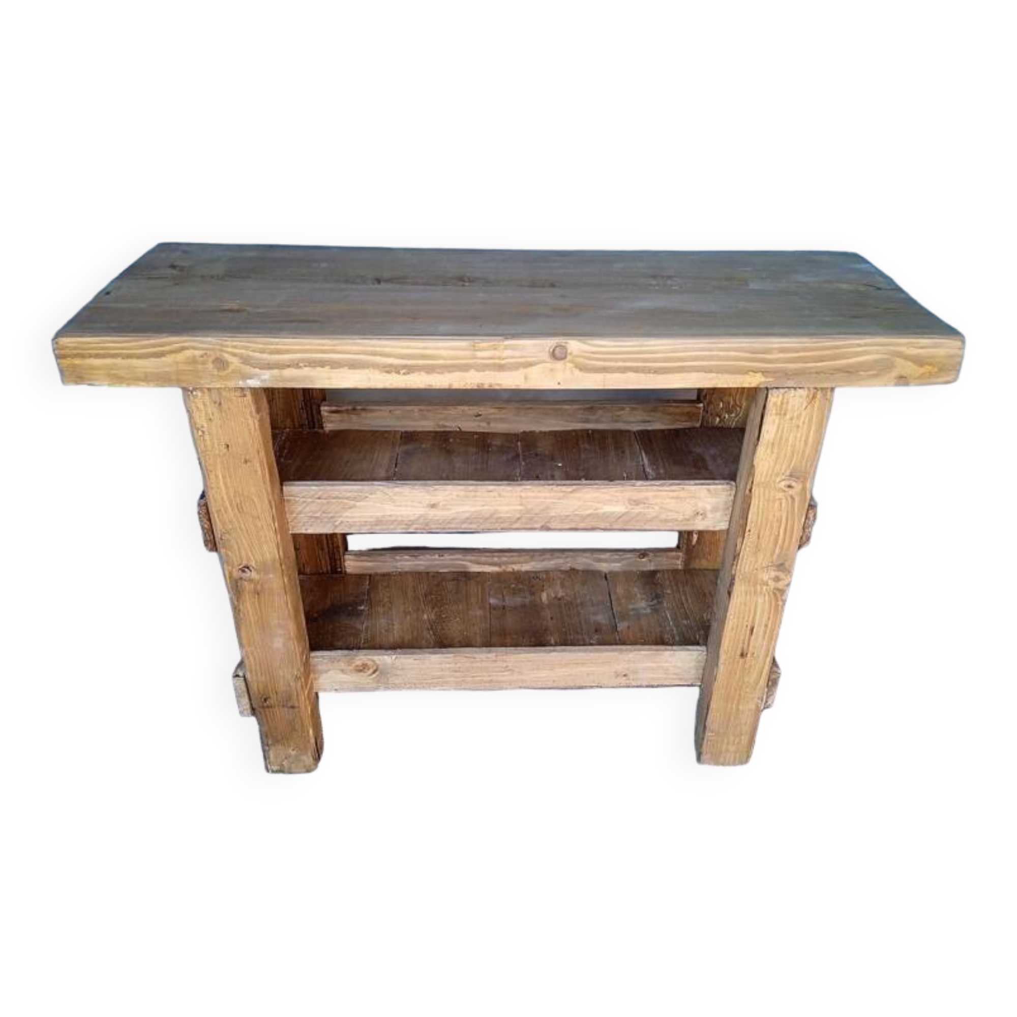 120cm workbench solid wood antique furniture