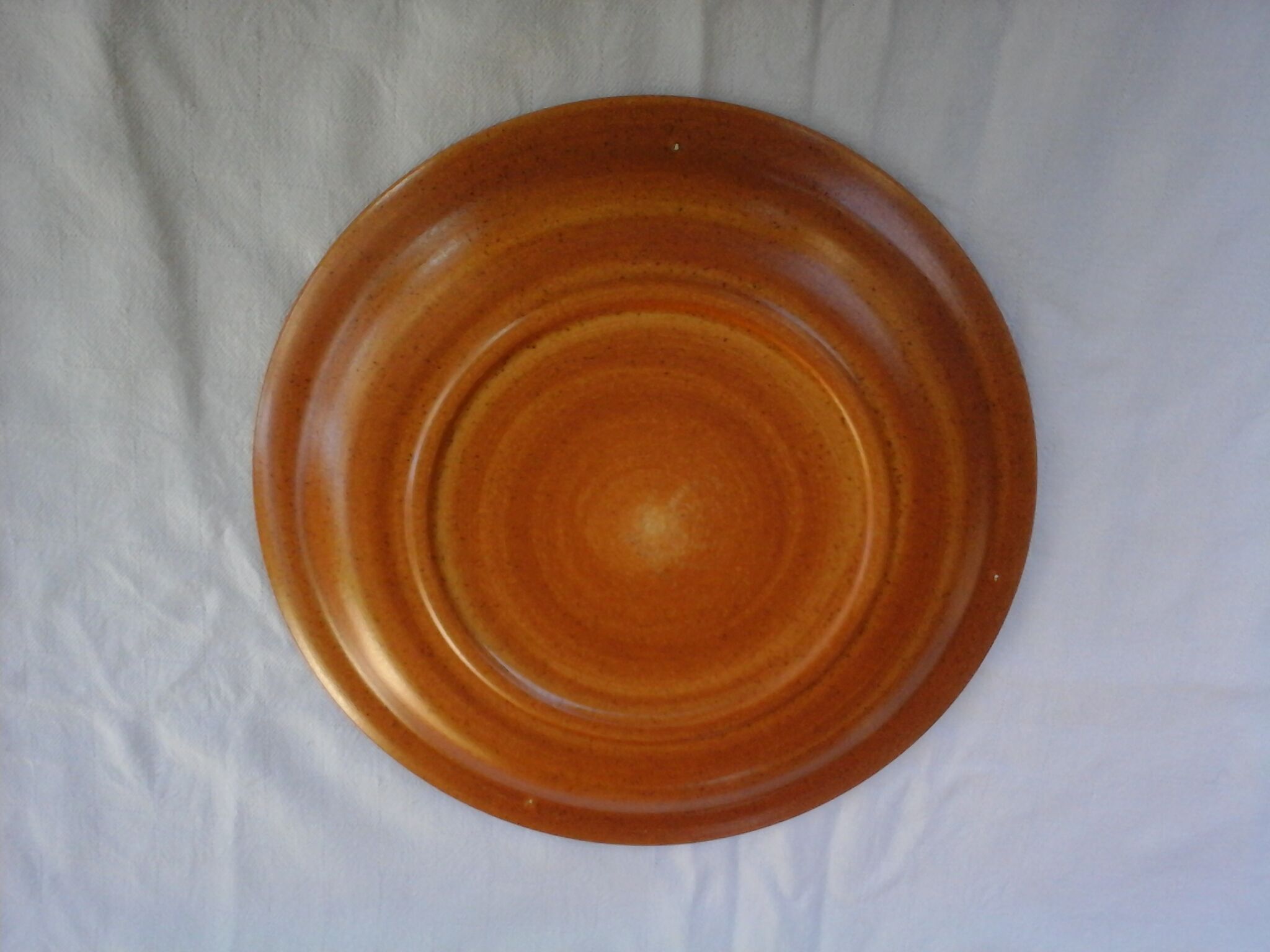 Set of 5 flat plates made of St Amand