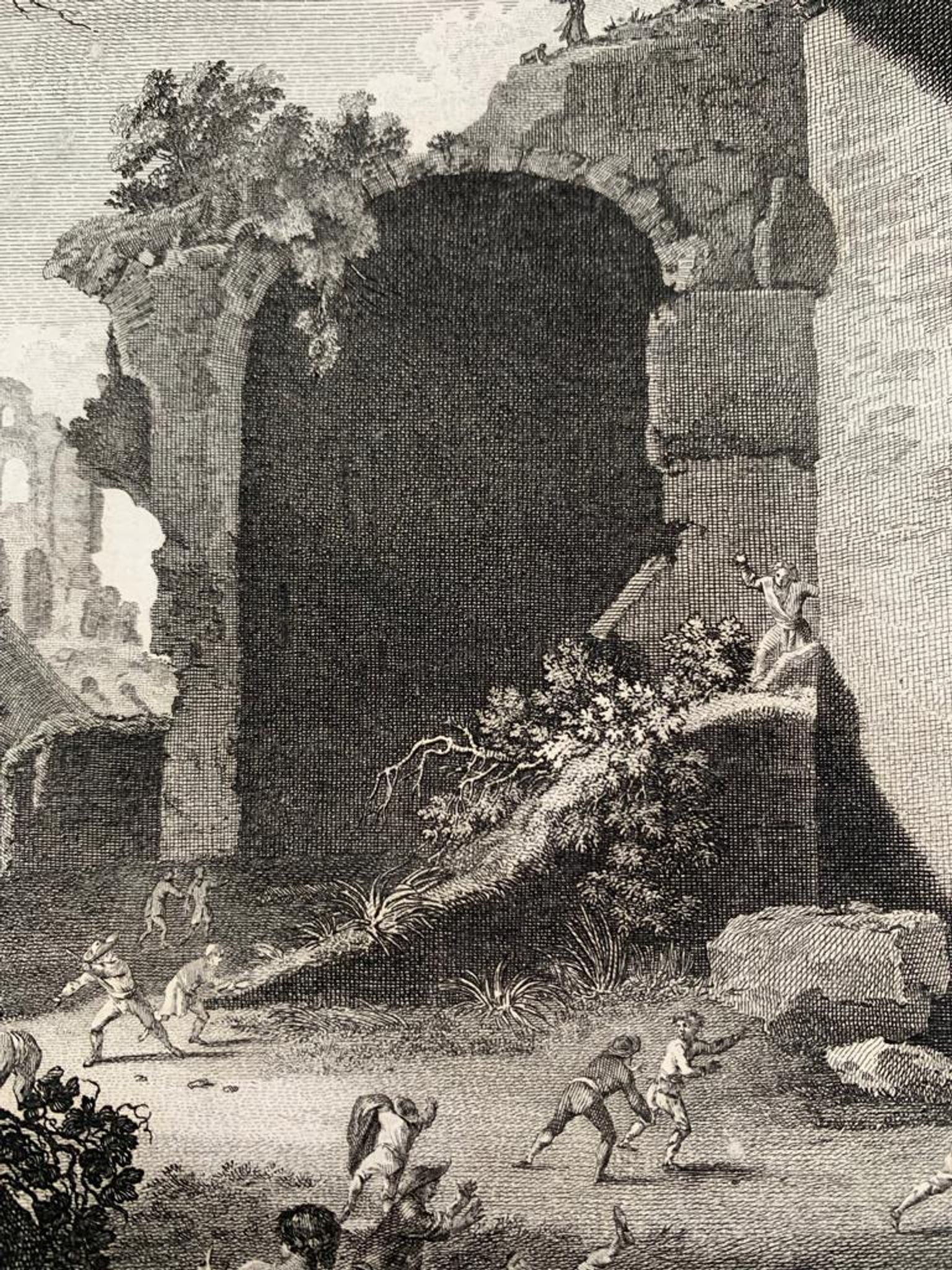 Pieter Van Laer, Les Enfants, gravure, XVIIIème siècle