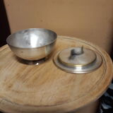 Art Deco box in silver metal