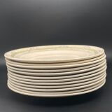 Ensemble de 6 assiettes et plats Longwy « Loridan »