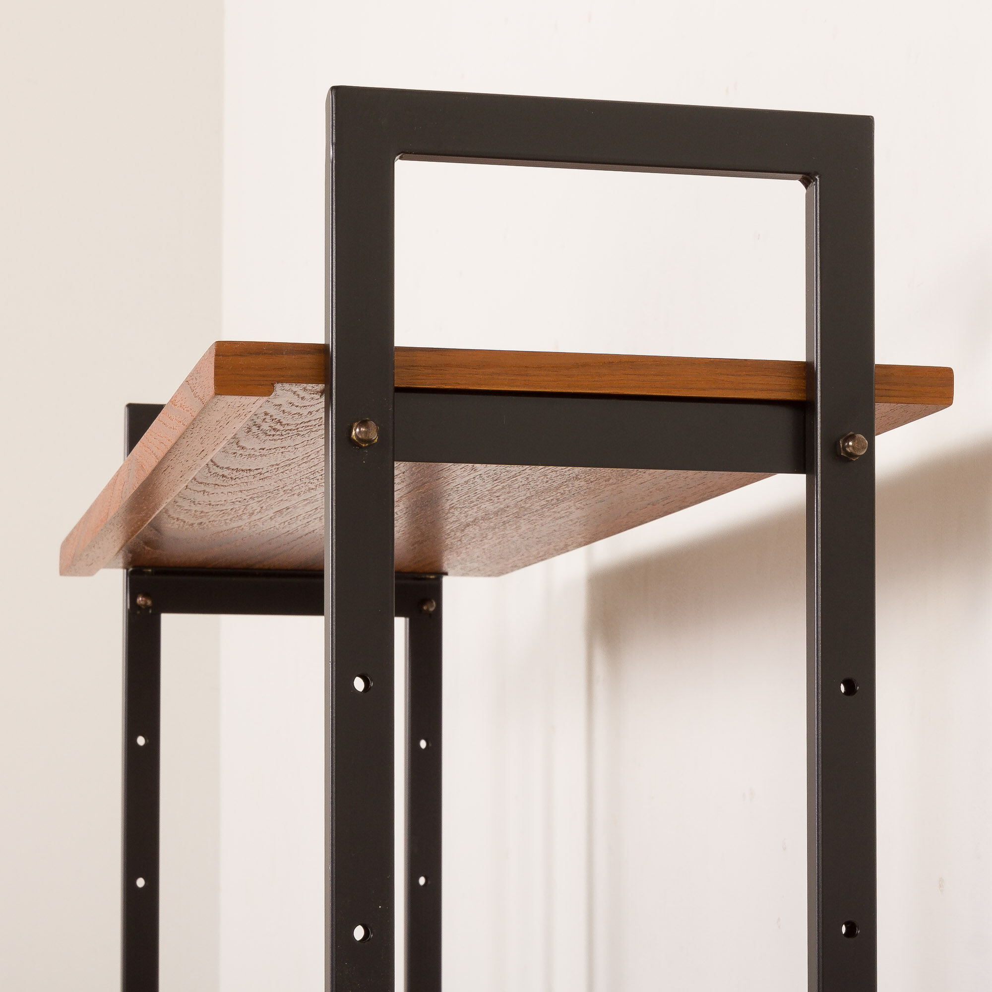 Mid-century free standing vinyl records wall unit, Italy 1970s.