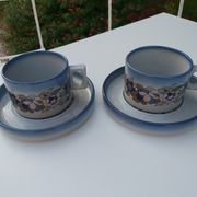 Duo cups in Brenne sandstone