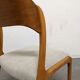 Series of 6 Baumann sleigh chairs from the 60s/70s