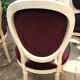 Set of 6 Louis XVI style chairs in patinated wood
