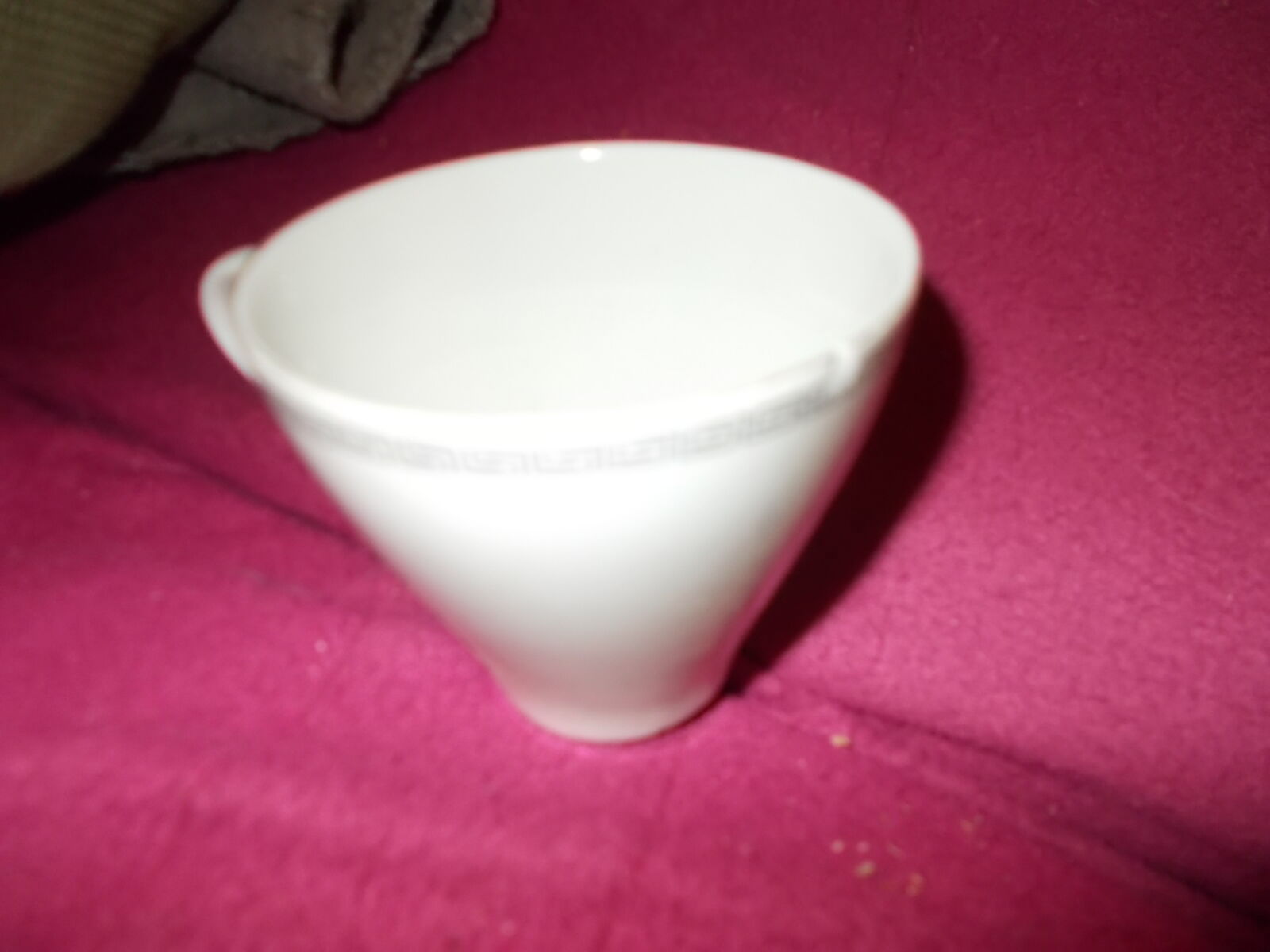 White and silver coffee service or Bavaria Waldsassen.