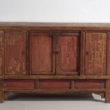 Ancien buffet rouge de la dynastie Qing (vers 1900) #12
