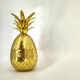 Vintage brass pineapple ice bucket, 1970s
