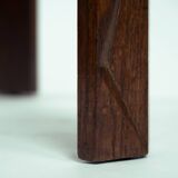 Art Deco Amsterdam School Sidetable in Oak and Ebony attributed t Napoleon