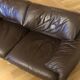 2-seater Maralunga leather sofa from Cassina