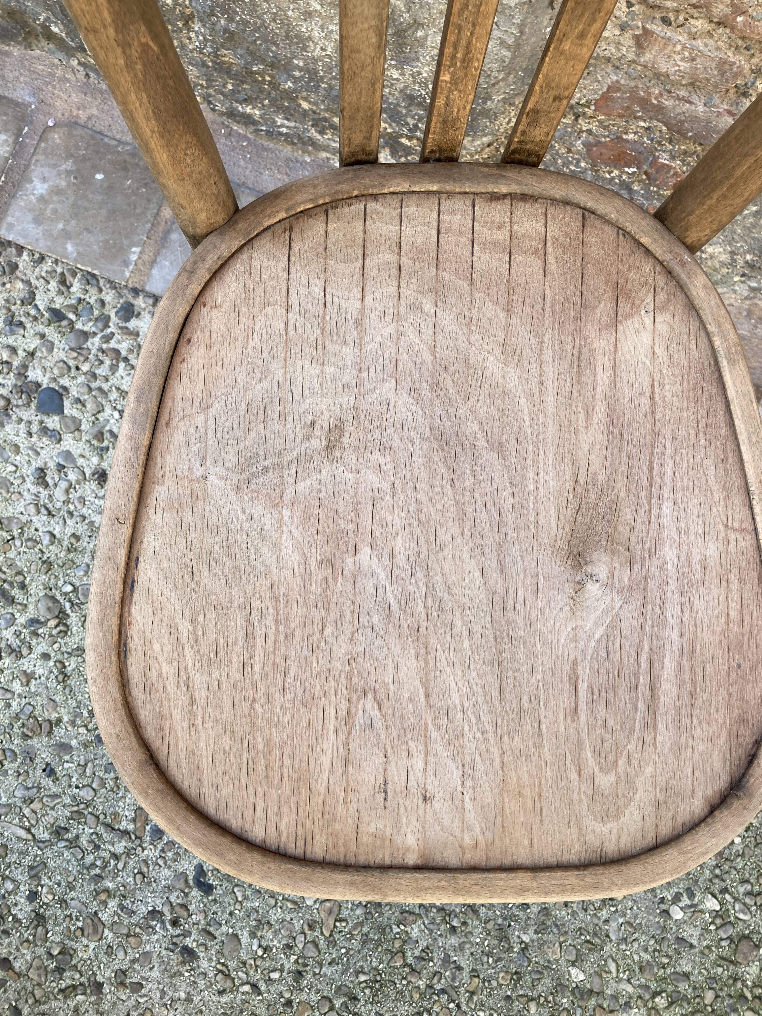 Wooden bistro chair