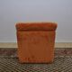 Orange corduroy Modular sofa from the 70's, 3 pieces