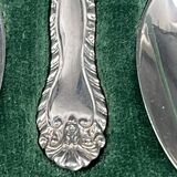 Box of 6 small spoons in solid silver Harrod's