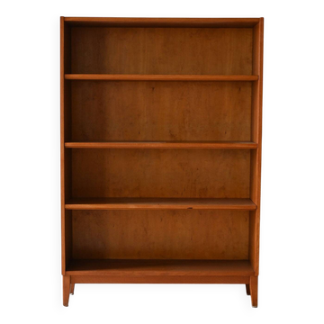 Bibliothèque scandinave vintage en chêne