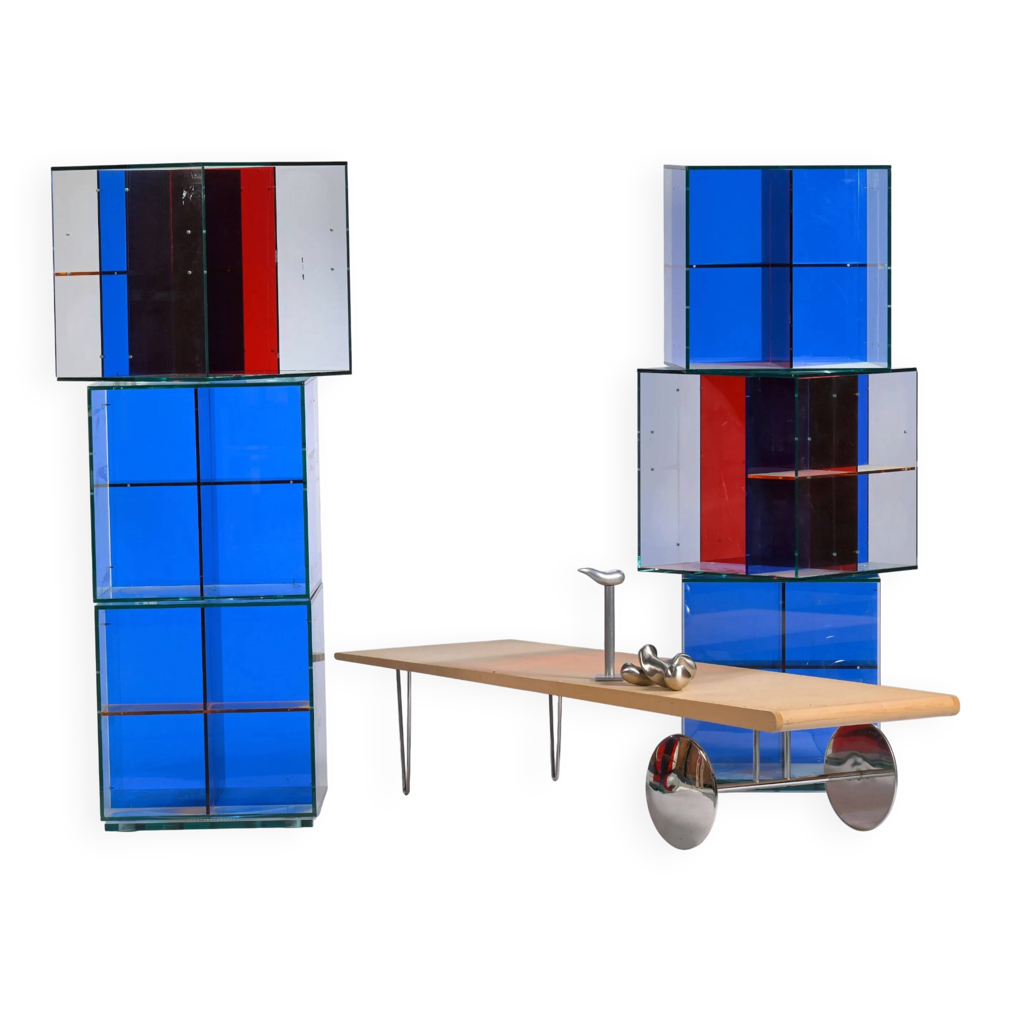 Rotating libraries by Jean Nouvel for Zeritalia, 1999