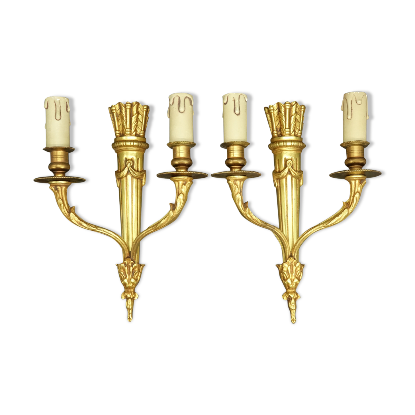 Pair of Louis XVI style sconces