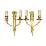 Paire d'appliques au carquois de style Louis XVI