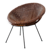 Rattan easy chair