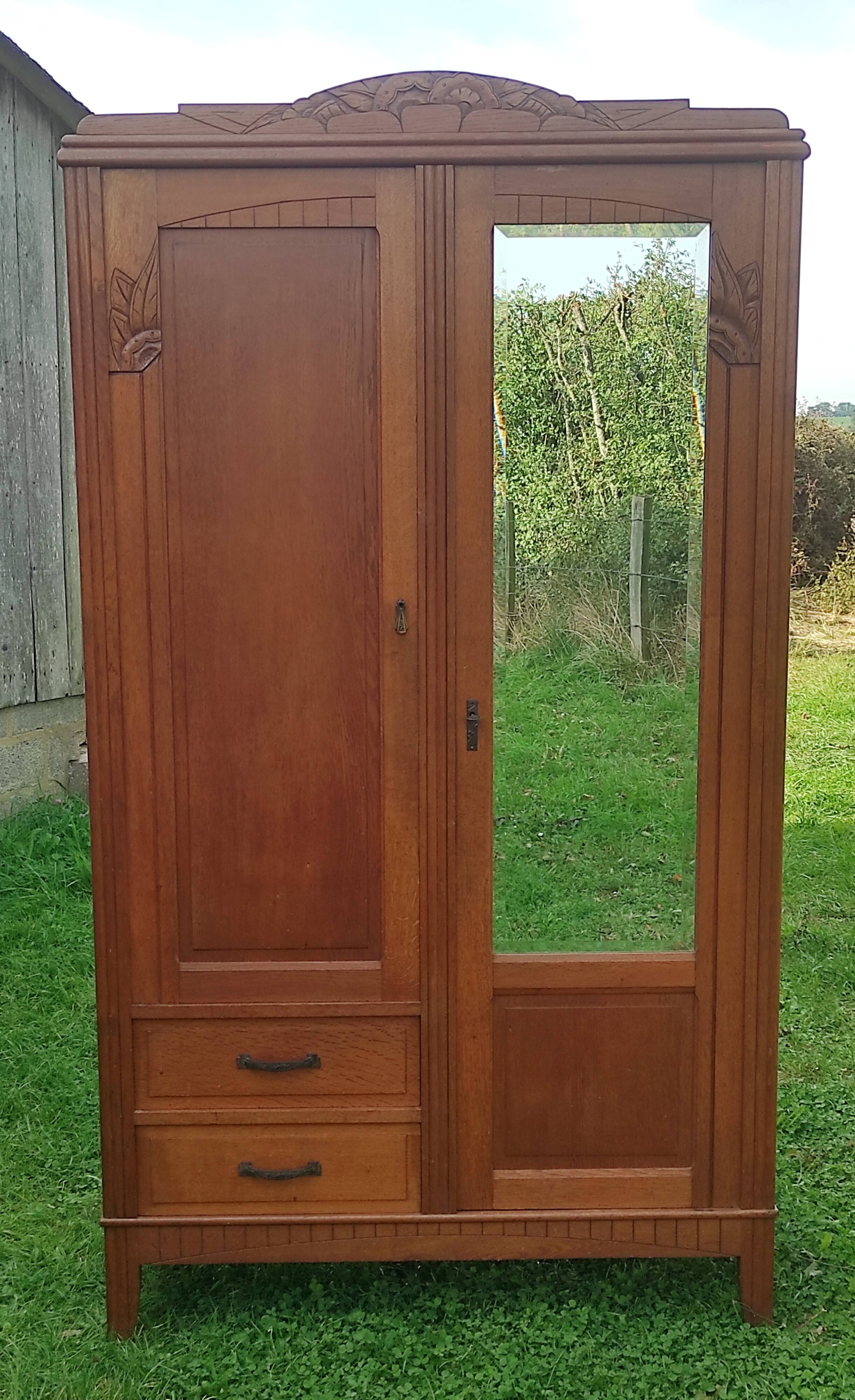 Parisian art deco wardrobe