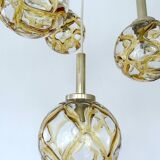 Large Mid Century  Bubble Glass Pendant Light