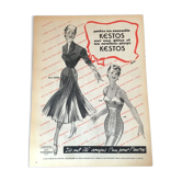 Publicité vintage à encadrer kestos