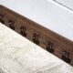Wall-mounted wooden coat rack, vintage wall-mounted coat rack, curved wood
