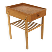 Scandinavian oak bedside table, Sweden, 1960s