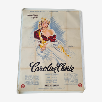 Former movie poster entiled 120x160 of "caroline darling"