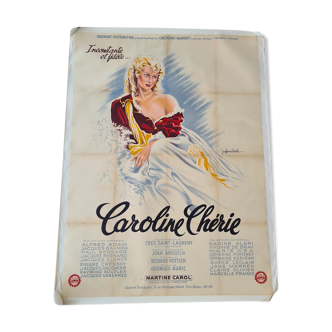 Former movie poster entiled 120x160 of "caroline darling"