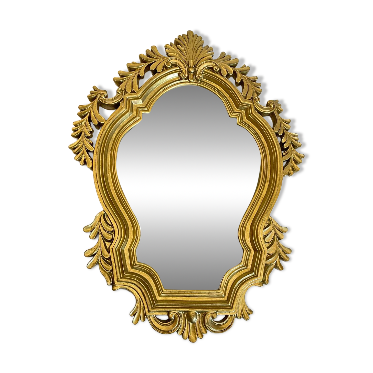 Vintage Gold Rococo Style Mirror