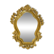MIROIR Vintage Doré Style ROCAILLE