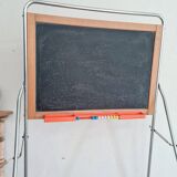 Tableau ardoise et cible verso jouet ancien