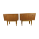 Paire de chevets scandinave teck