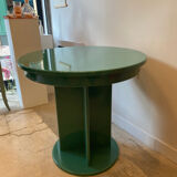 Lacquered round table