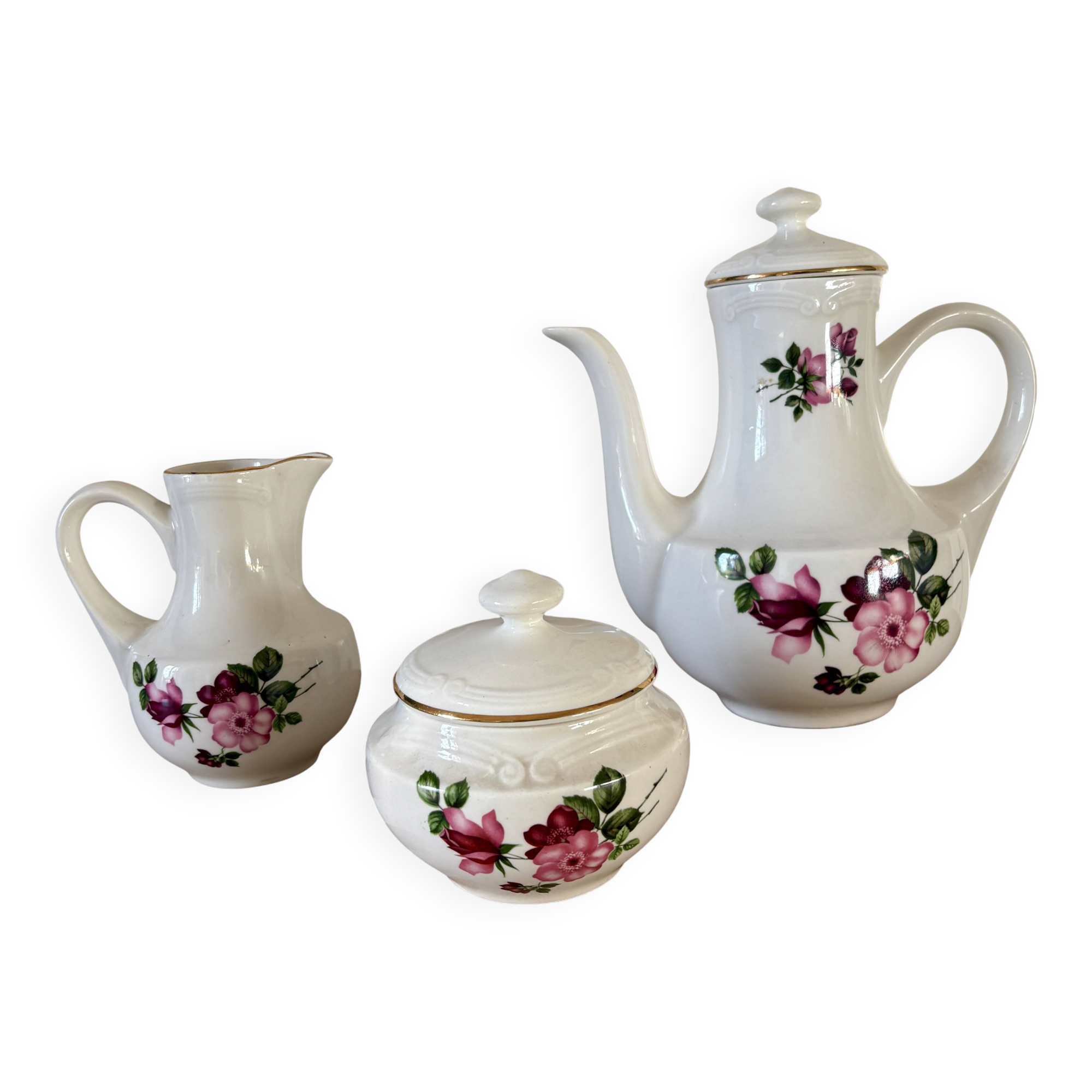 Vintage tea or coffee set - Chinon de Gien model