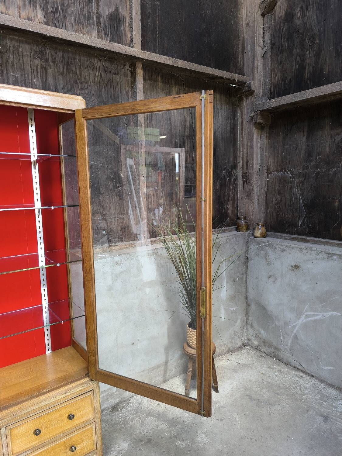 1950s trade furniture display case