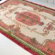 Flower Design Oushak Turkish Floral Rug SKU 2645