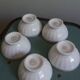 Bols côtelés en porcelaine de Chauvigny, Fernand Deshoulières