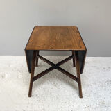 Ercol 1950’s ‘Old Colonial 377”  blue label drop leaf table