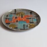 Abstract geometric plate by Gehel Paris, 1960s