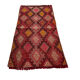 Vintage Turkish Mini Kilim Rug ,73 X 35 Cm