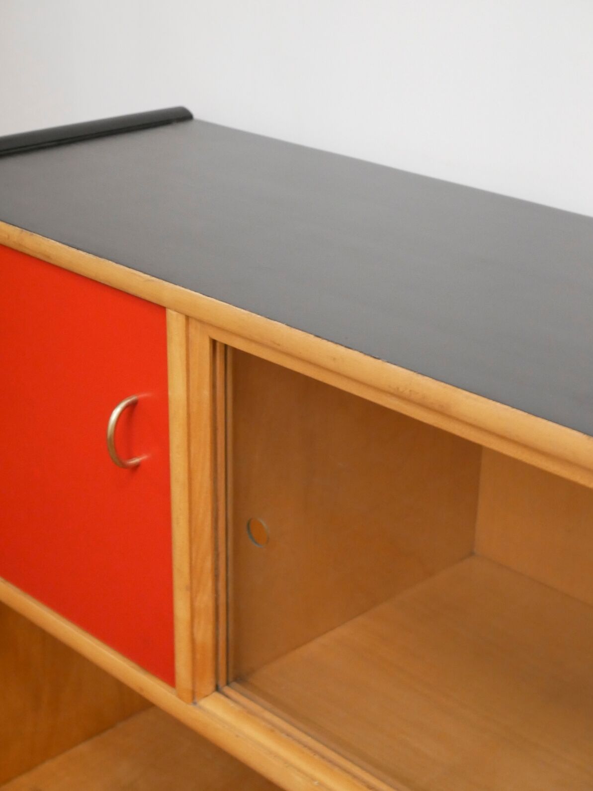 Habs WK MÖBEL wooden bookcase, 1950 s