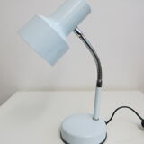 White metal articulated desk lamp