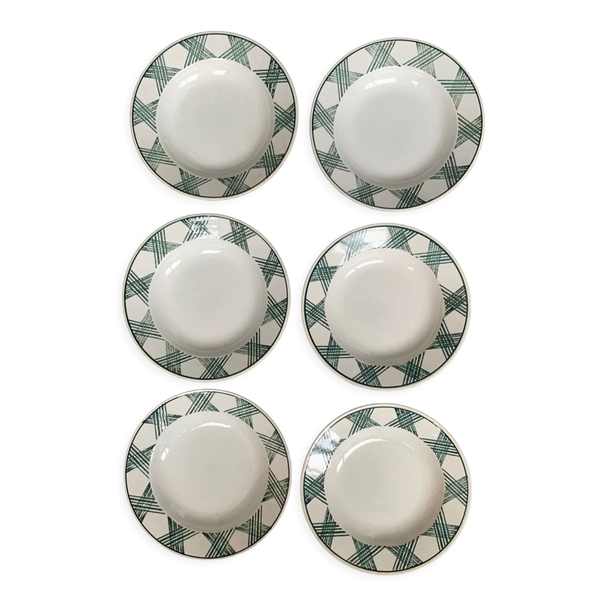 Selency x Monoprix Croisé Laroche plates