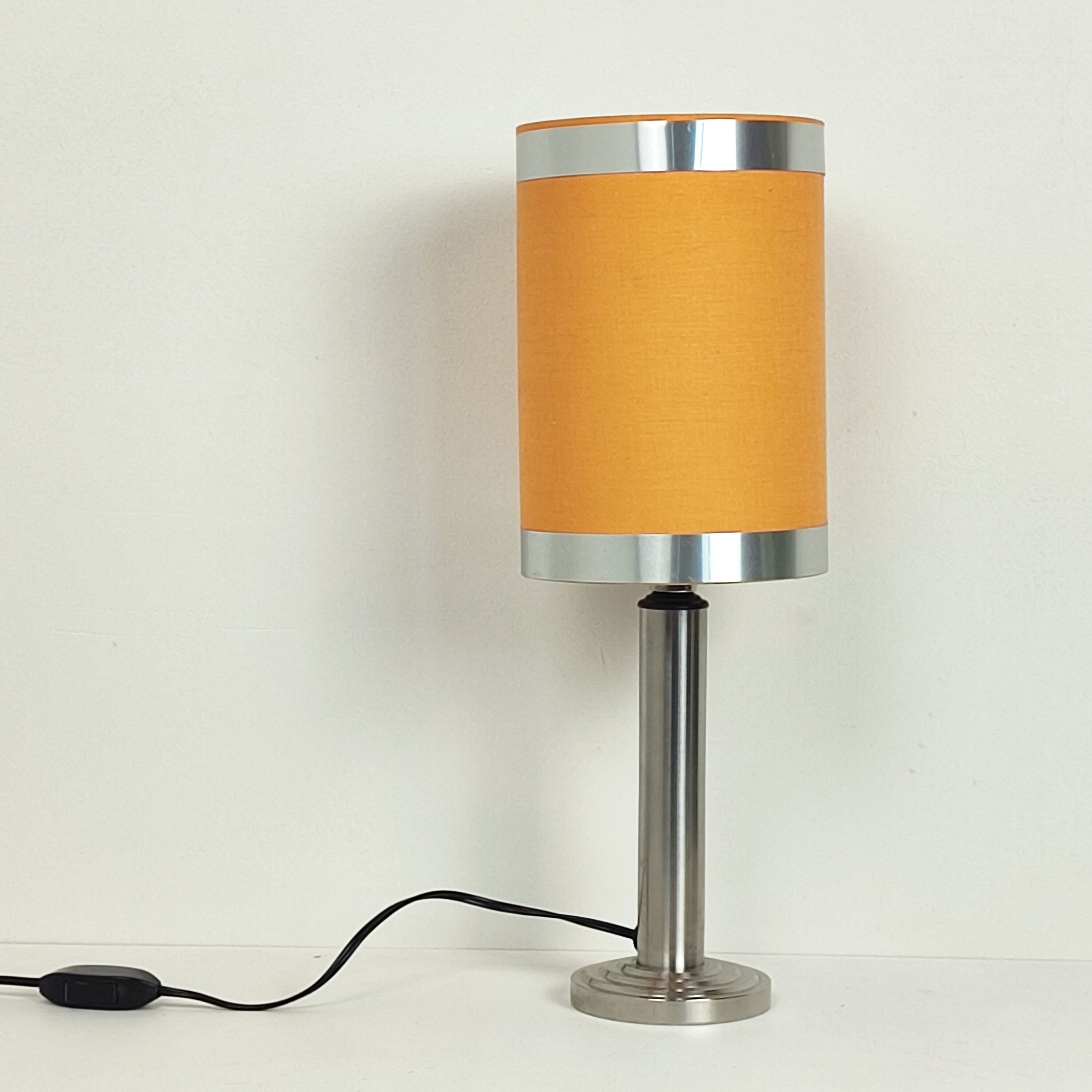 Lampe chromée années 70