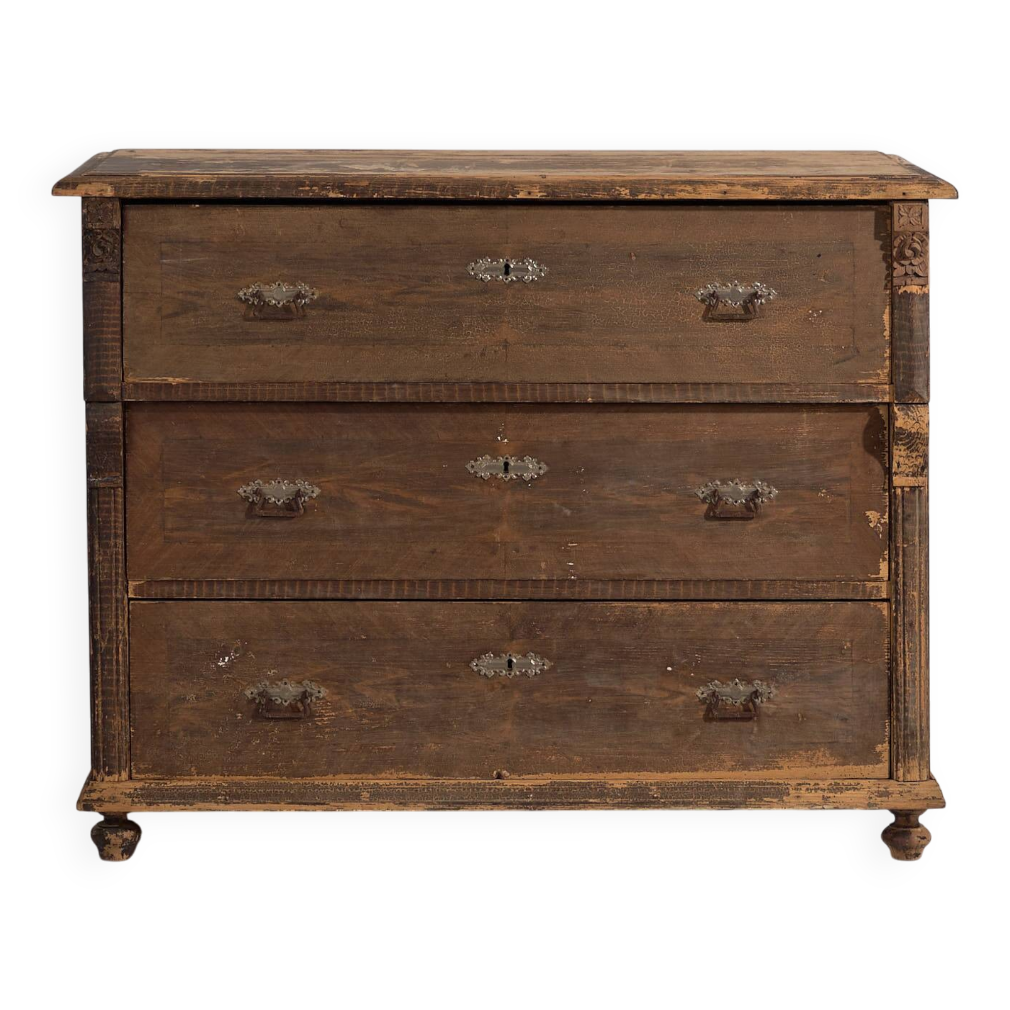 Antique patinated chest of drawers (c.1920) #43