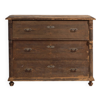 Antique patinated chest of drawers (c.1920) #43