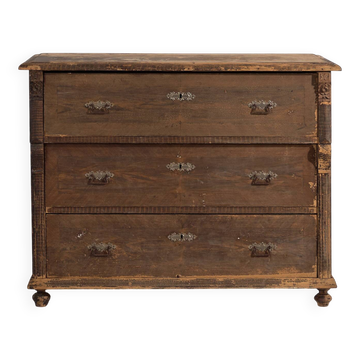 Antique patinated chest of drawers (c.1920) #43