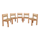 Chairs from Thorsø Stolefabrik, Denmark, 1970s, set of 5
